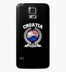 Kroatien-Fußball-Hemd Kroatisches Fußball-Jersey Kroatien-Fußball-Spieler-Weltfußball-Meister Hülle & Klebefolie für Samsung Galaxy