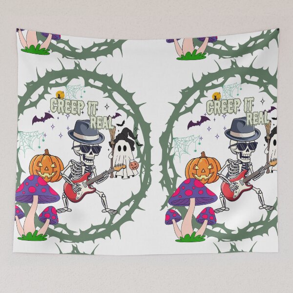 Item preview, Creep It Real – Funny Spooky Halloween Aesthetic | Ghost, Pumpkin & Witchcore Design designed and sold by VibeCraftique.