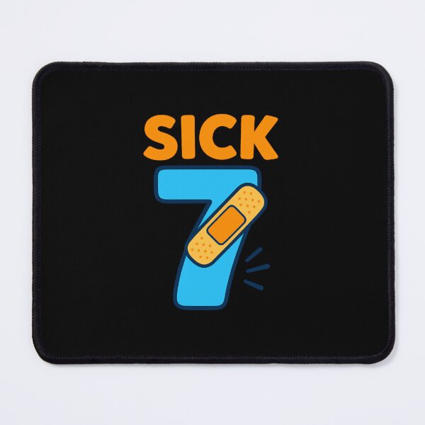Item preview, SICK 7 – Funny 7th Birthday Shirt for Boys & Girls designed and sold by DailyDrivesct.