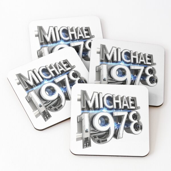 Item preview, Michael 1978 Retro Classic Birthday designed and sold by AlexLineArt.