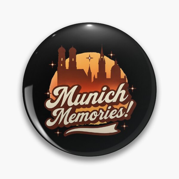 Item preview, Retro Munich Skyline Silhouette Cityscape Travel Souvenir Oktoberfest's Design designed and sold by Dantin.