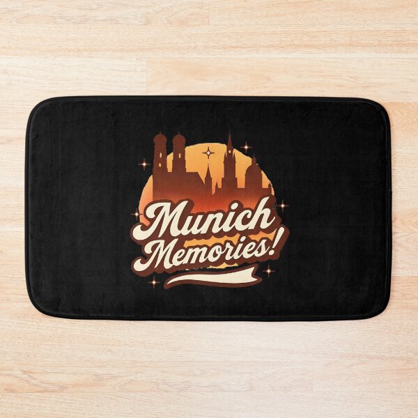 Item preview, Retro Munich Skyline Silhouette Cityscape Travel Souvenir Oktoberfest's Design designed and sold by Dantin.