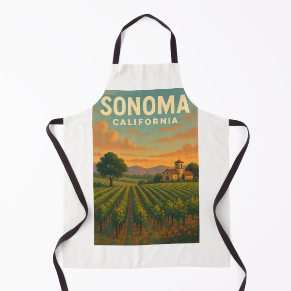 Item preview, Sonoma Vineyards at Sunset, California Wine Country designed and sold by Places On Earth.
