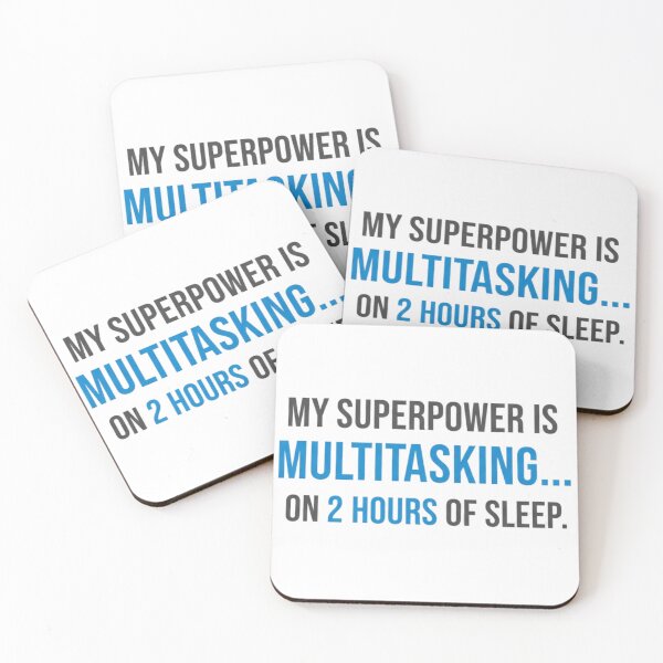 Item preview, My Superpower Is Multitasking On 2 Hours Of Sleep Tee | Funny Tired Mom Life Shirt | Sleep Deprived Parent Humor Gift designed and sold by Khokha80.