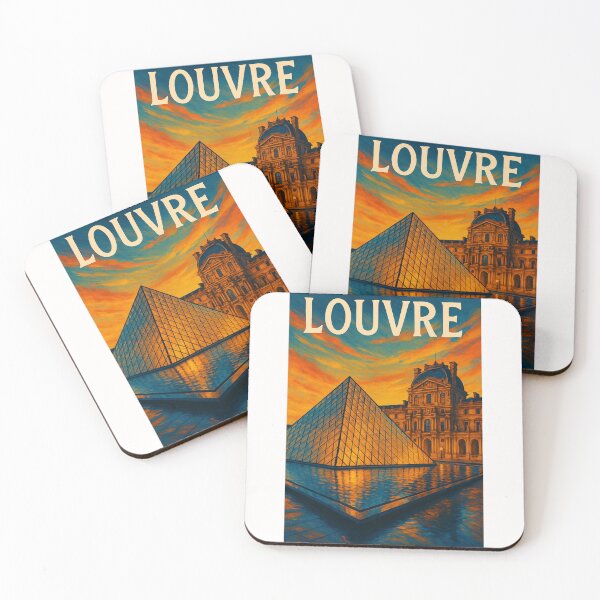 Item preview, Sunset at the Louvre Pyramid, Paris designed and sold by Places On Earth.