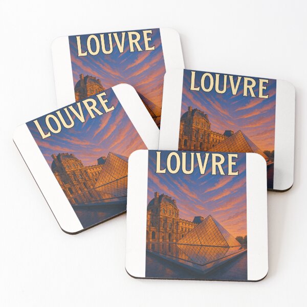 Item preview, Evening Glow at the Louvre Pyramid, Paris designed and sold by Places On Earth.