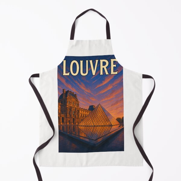 Item preview, Evening Glow at the Louvre Pyramid, Paris designed and sold by Places On Earth.
