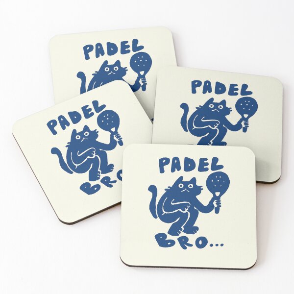 Item preview, Padel Bro Cat: Funny Doodle Sketch for Padel Tennis Lovers designed and sold by RNASstuff.