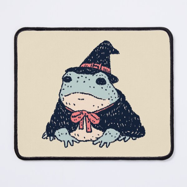 Item preview, Wizard Frog, magical textured sketch designed and sold by Magnificent Lizard.