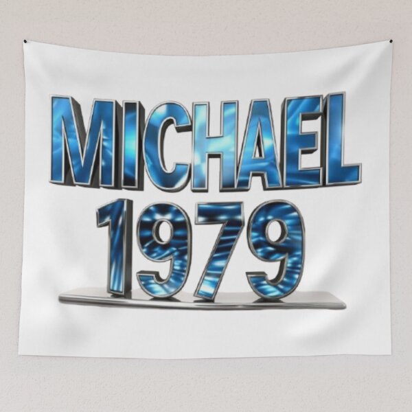 Item preview, Michael 1979 Retro Classic Birthday designed and sold by AlexLineArt.