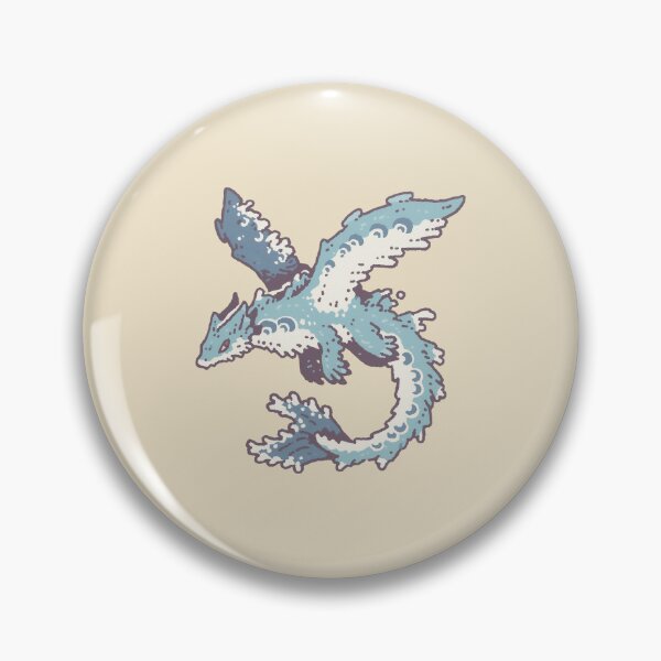 Item preview, Wind Dragon, wave-patterned sky serpent wyvern designed and sold by Magnificent Lizard.