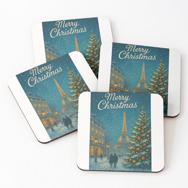 Item preview, Christmas Stroll Near Eiffel Tower, Paris designed and sold by Places On Earth.