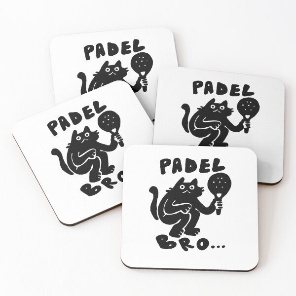 Item preview, Padel Bro Cat: Funny Doodle Sketch for Padel Tennis Lovers designed and sold by RNASstuff.