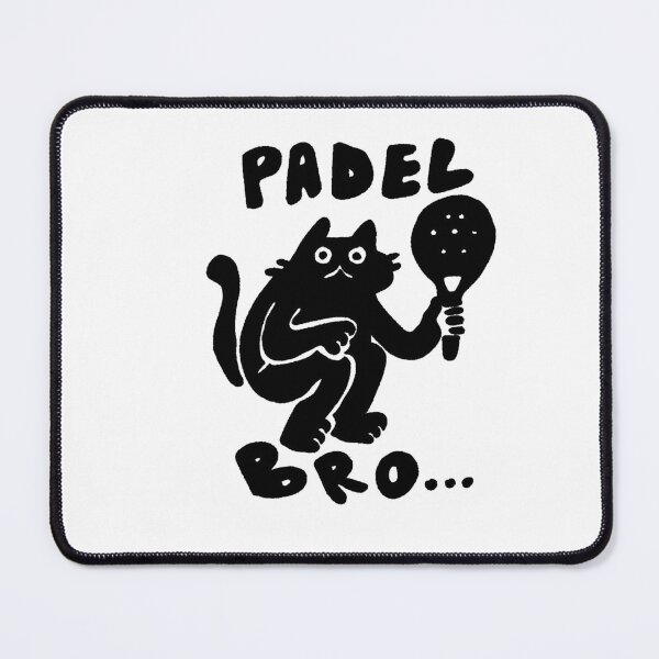 Item preview, Padel Bro Cat: Funny Doodle Sketch for Padel Tennis Lovers designed and sold by RNASstuff.