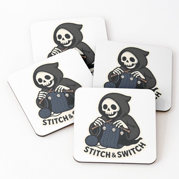 Item preview, Stitch & Switch — Knitting Reaper designed and sold by Cheerioza.