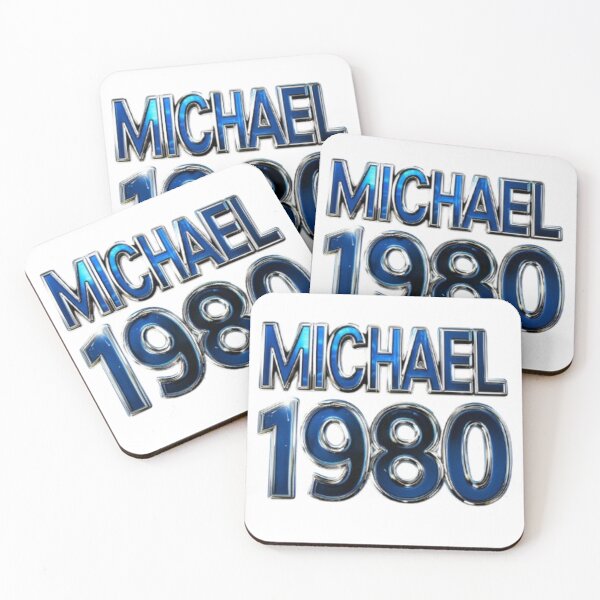 Item preview, Michael 1980 Retro Classic Birthday designed and sold by AlexLineArt.