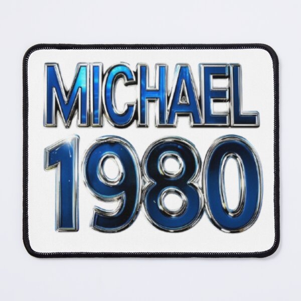 Item preview, Michael 1980 Retro Classic Birthday designed and sold by AlexLineArt.