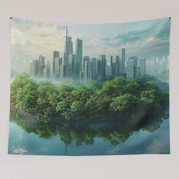 Item preview, Eco-Friendly City Island designed and sold by lsvaugh.