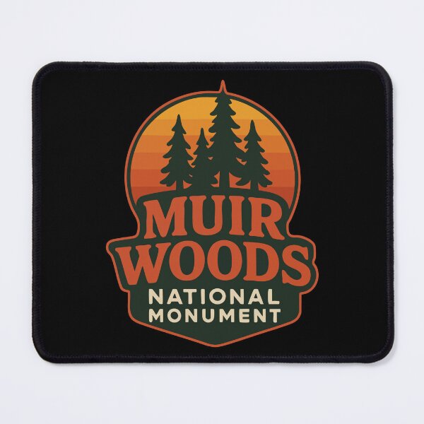 Item preview, Muir Woods National Monument Retro Travel designed and sold by TomFrontierArt.