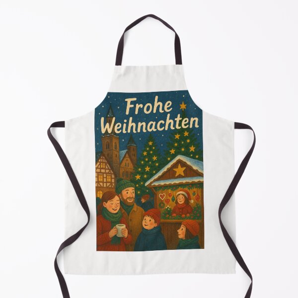 Item preview, German Christmas Market with Frohe Weihnachten designed and sold by Places On Earth.