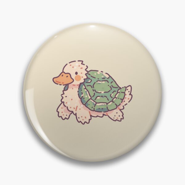 Item preview, Turtle Duck pastel kawaii character designed and sold by Magnificent Lizard.