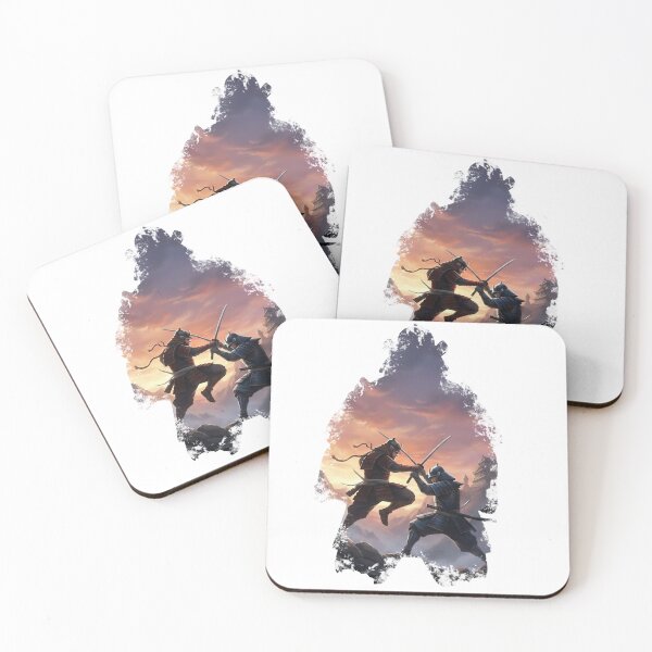 Item preview, Samurai Duel Meeple | Japanese Board Game Art designed and sold by TheArtForge.