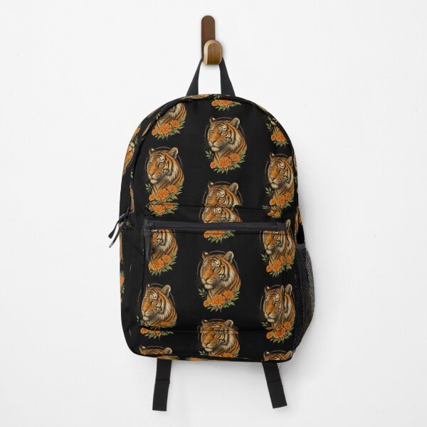 Item preview, Solar Majesty – Tiger among Marigolds / Ahau Designs designed and sold by Ahau Designs.