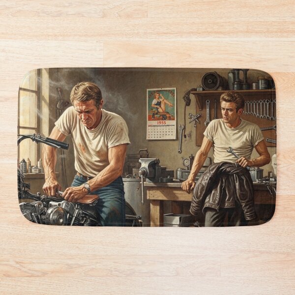 Item preview, Motor & Myth – McQueen and Dean in the Workshop designed and sold by Art's Diner.