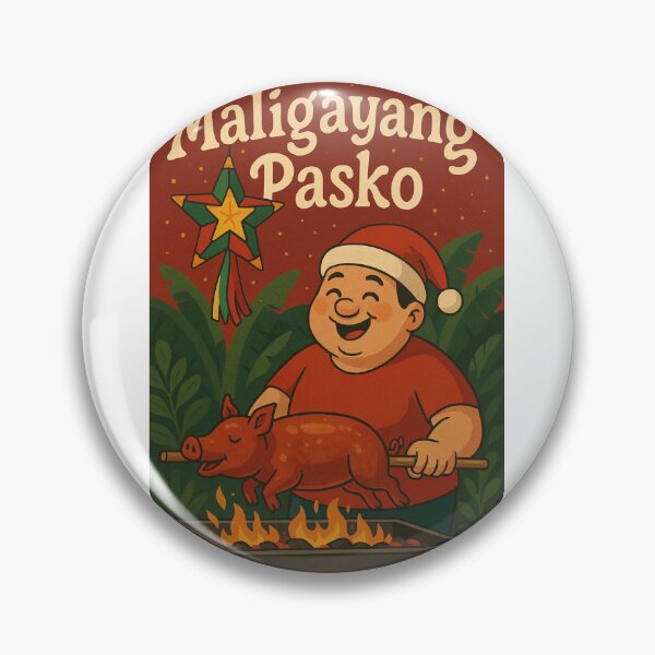 Item preview, Maligayang Pasko Filipino Christmas with Lechon and Parol designed and sold by Aryabek.