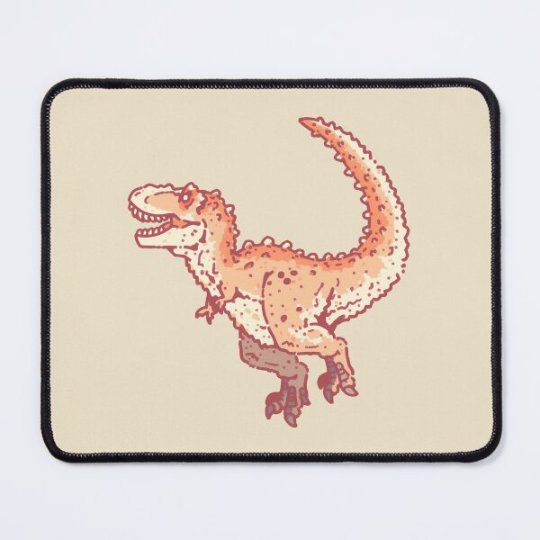 Item preview, Red Trex playful speckled cartoon dinosaur designed and sold by Magnificent Lizard.