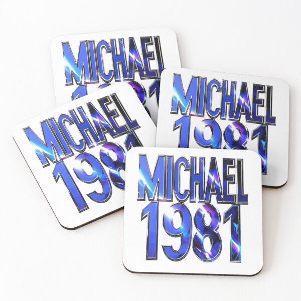 Item preview, Michael 1981 Retro Classic Birthday designed and sold by AlexLineArt.