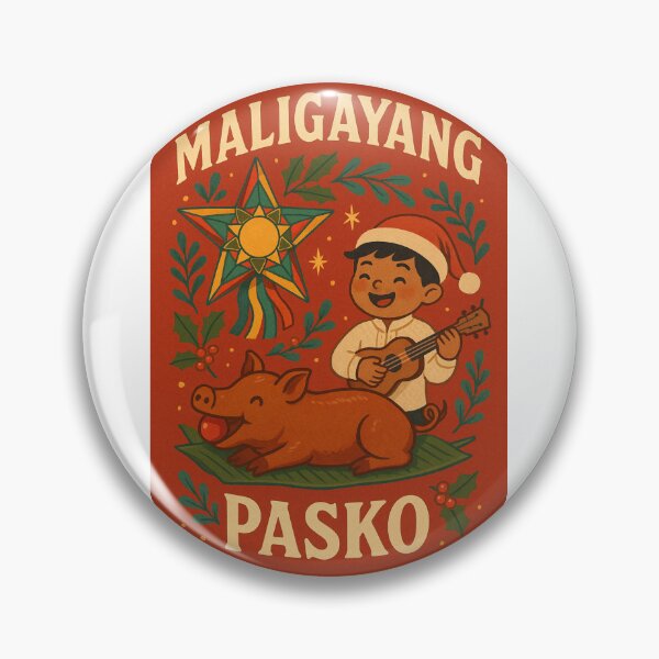 Item preview, Maligayang Pasko with Parol, Ukulele, and Lechon designed and sold by Aryabek.