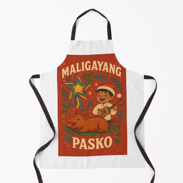 Item preview, Maligayang Pasko with Parol, Ukulele, and Lechon designed and sold by Aryabek.