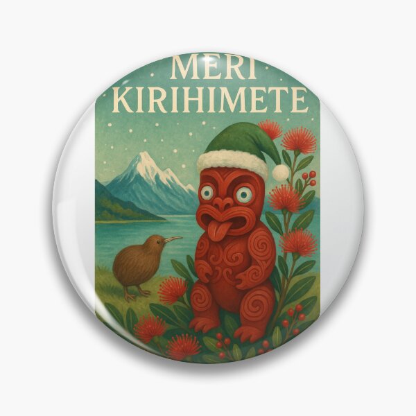 Item preview, Meri Kirihimete New Zealand Maori Christmas designed and sold by Aryabek.