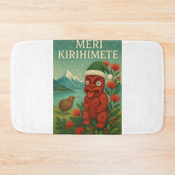 Item preview, Meri Kirihimete New Zealand Maori Christmas designed and sold by Aryabek.
