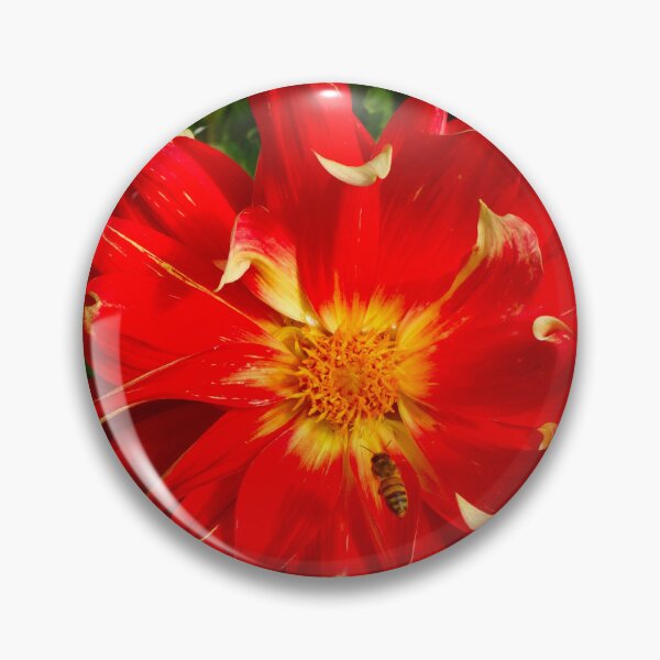 Item preview, Dahlia and a bee designed and sold by Maxiverse.