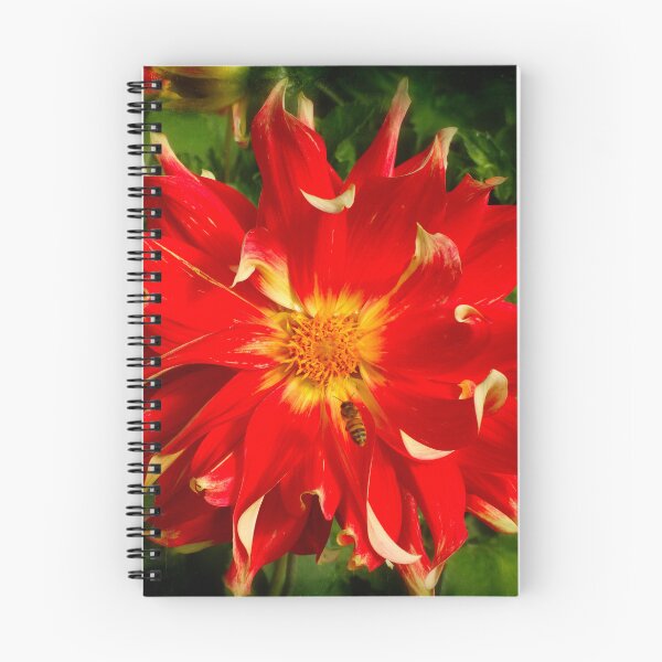Item preview, Dahlia and a bee designed and sold by Maxiverse.
