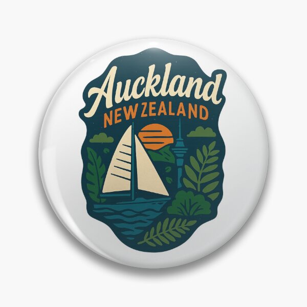 Item preview, Auckland New Zealand Nautical Sunset Scene designed and sold by Aryabek.