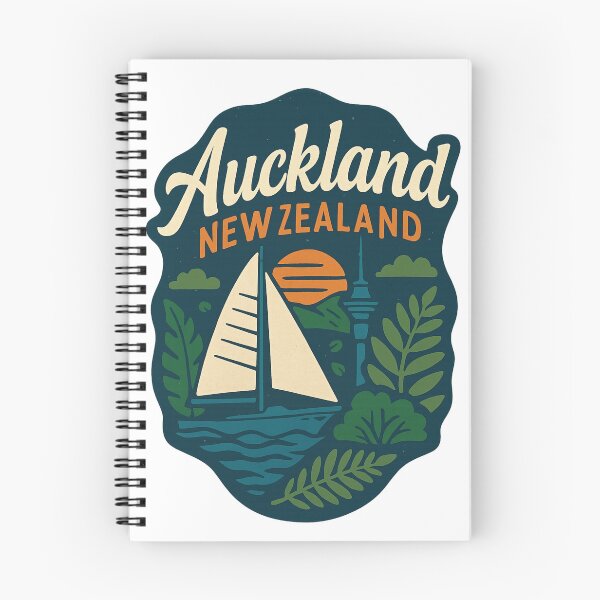 Item preview, Auckland New Zealand Nautical Sunset Scene designed and sold by Aryabek.