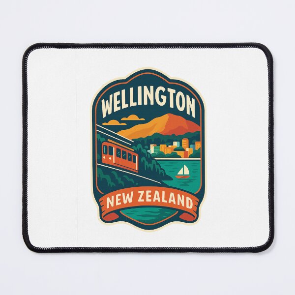Item preview, Wellington Cable Car and Harbour View designed and sold by Aryabek.