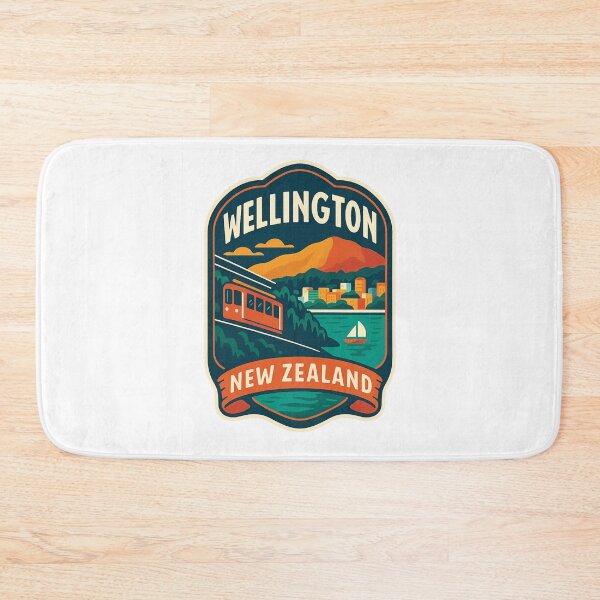 Item preview, Wellington Cable Car and Harbour View designed and sold by Aryabek.