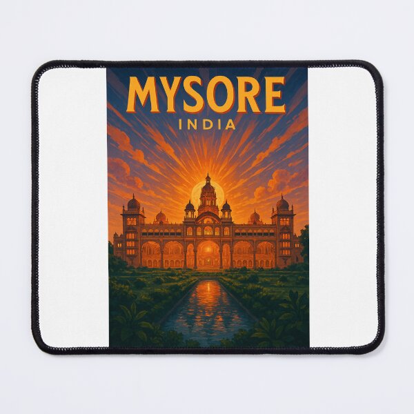 Item preview, Mysore Palace at Sunset, Karnataka, India designed and sold by Aryabek.