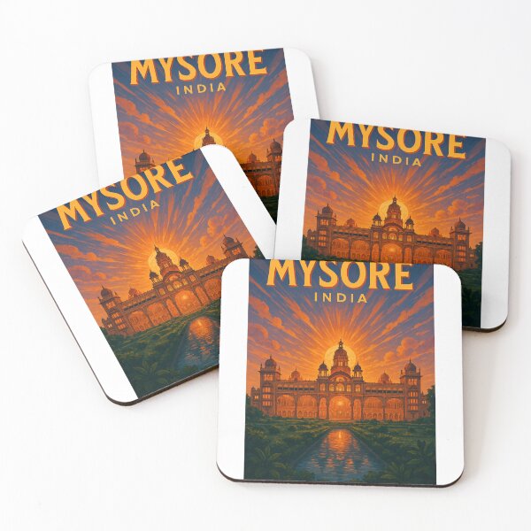 Item preview, Mysore Palace at Sunset, Karnataka, India designed and sold by Aryabek.