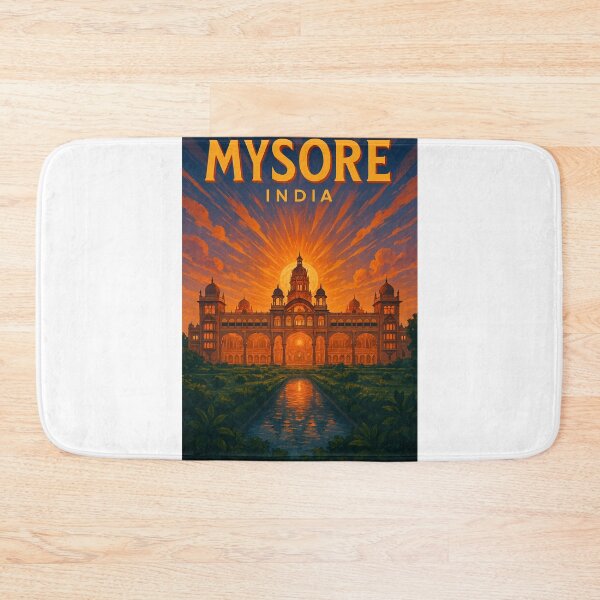 Item preview, Mysore Palace at Sunset, Karnataka, India designed and sold by Aryabek.