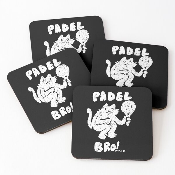 Item preview, Padel Bro Cat: Funny Doodle Sketch for Padel Tennis Lovers designed and sold by RNASstuff.