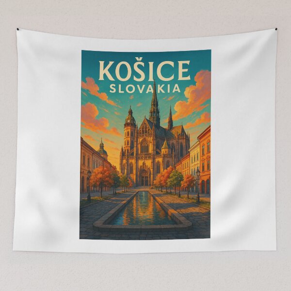 Item preview, Košice Slovakia – St. Elisabeth Cathedral at Sunset designed and sold by Aryabek.