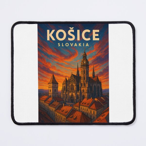 Item preview, Košice Slovakia – Historic Skyline and Cathedral View designed and sold by Aryabek.
