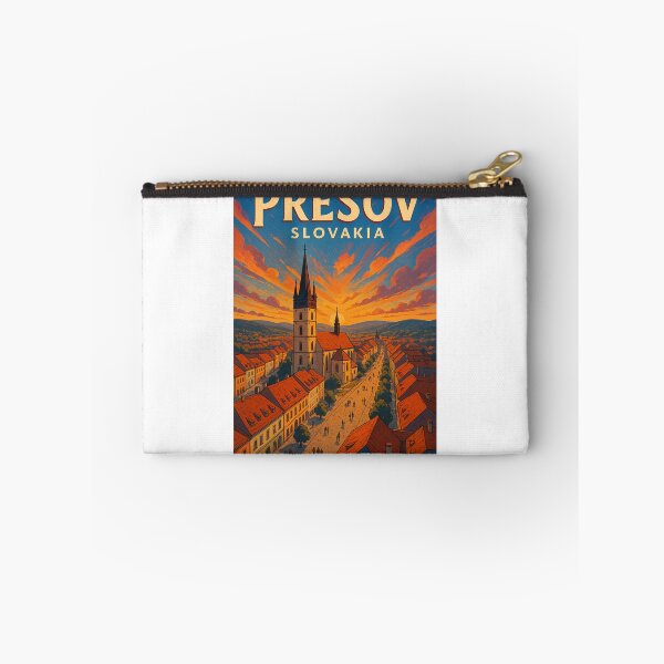 Item preview, Prešov Slovakia – St. Nicholas Church and Main Street Sunset designed and sold by Aryabek.