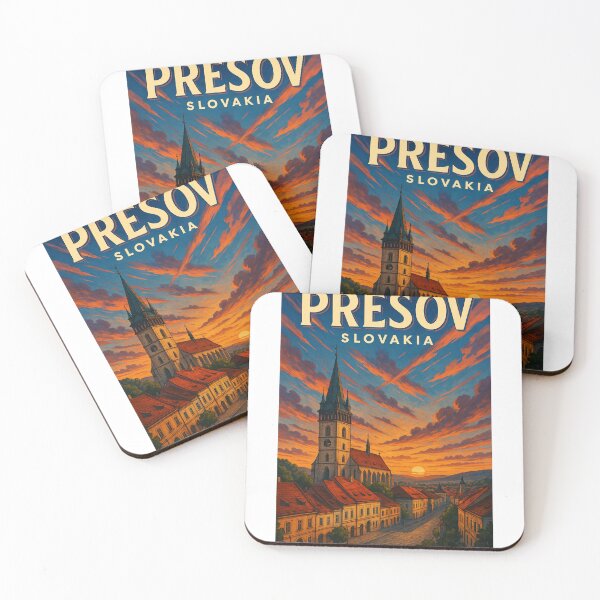 Item preview, Prešov Slovakia – Evening Glow over St. Nicholas Church designed and sold by Aryabek.