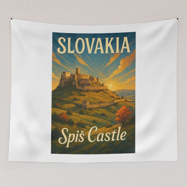 Item preview, Slovakia – Spiš Castle in Morning Light designed and sold by Aryabek.